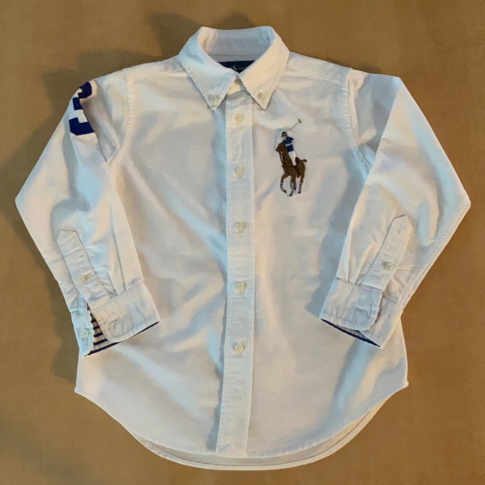 RALPH LAUREN KIDS BOYS SHIRT SZ 4/4T